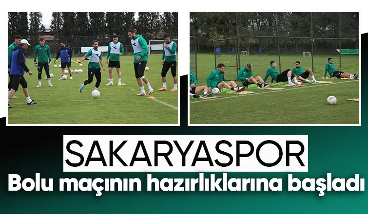 Sakaryaspor'da Boluspor mesaisi başladı