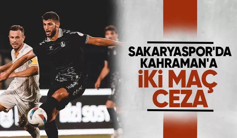 Sakaryaspor'da ceza şoku