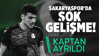 Sakaryaspor'da kaptan takımdan ayrıldı