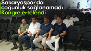 Sakaryaspor'da kongre ertelendi