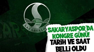 Sakaryaspor'da kongre günü belli oldu