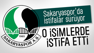 Sakaryaspor'da kriz sürüyor; 2 isim daha ayrıldı