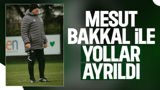 Sakaryaspor'da Mesut Bakkal dönemi sona erdi