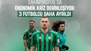 Sakaryaspor'da ödeme krizi; 3 futbolcu daha ayrıldı