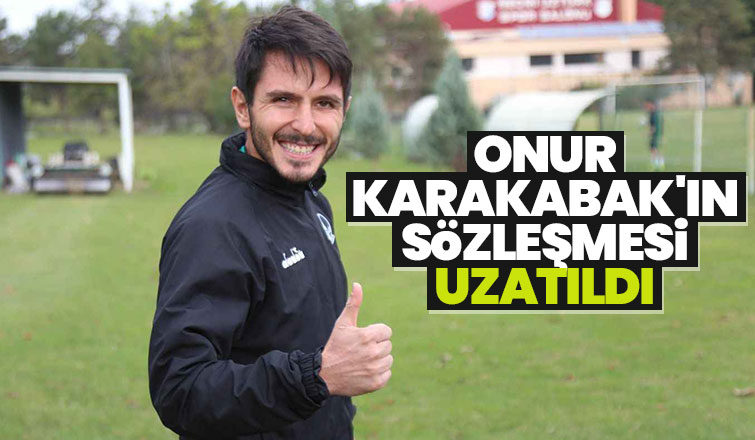 Sakaryaspor'da Onur'un sözleşmesi uzatıldı