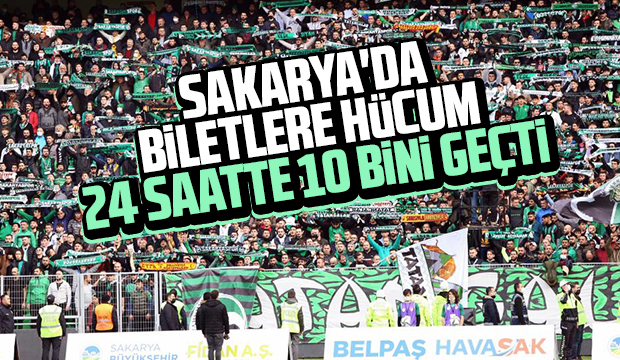 Sakaryaspor'da play off maçına hücum
