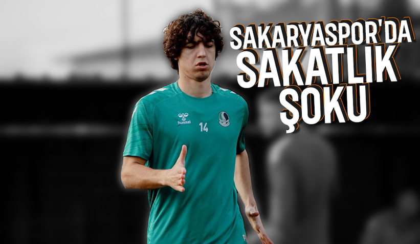 Sakaryaspor'da şok sakatlık