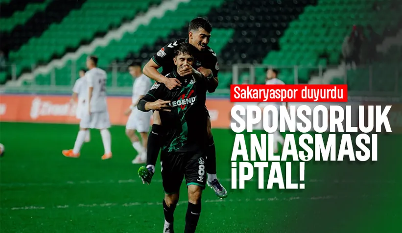 Sakaryaspor'da sponsorluk anlaşması iptal oldu