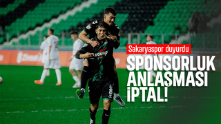 Sakaryaspor'da sponsorluk anlaşması iptal oldu