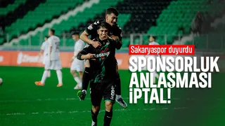 Sakaryaspor'da sponsorluk anlaşması iptal oldu