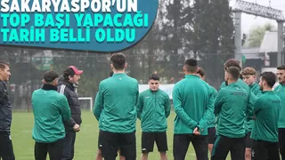 Sakaryaspor'da takvim belli oldu