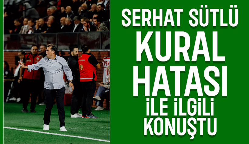 Sakaryaspor'da teknik direktör kural hatası ile ilgili konuştu