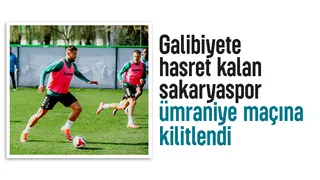Sakaryaspor'da Ümraniye maçı hazırlıkları sürüyor