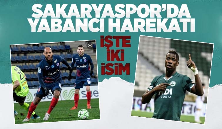 Sakaryaspor'da yabancı harekatı