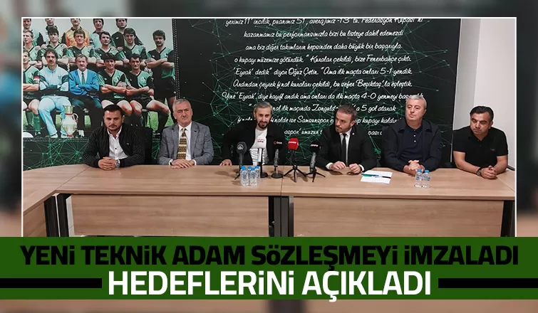 Sakaryaspor'da Yeni Teknik Adam İmzayı Attı