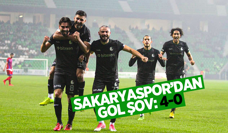Sakaryaspor'dan dört dörtlük galibiyet