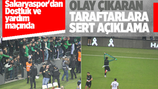 Sakaryaspor'dan olay çıkaran taraftarlara sert açıklama