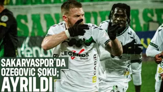 Sakaryaspor, devre arası transfer döneminde kadrosuna kattığı Sırp forvet Ognjen Ozegovic ile yollarını ayırdı