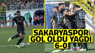 Sakaryaspor Ergene Velimeşespor'u 6-0 mağlup etti