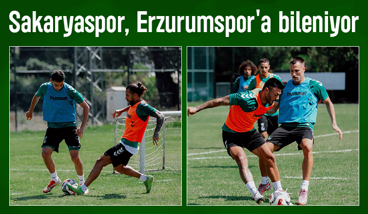 Sakaryaspor Erzurumspor hazırlıklarını sürdürüyor
