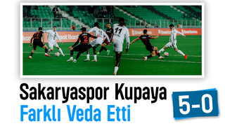 Sakaryaspor evinde dağıldı: kupadan elendi