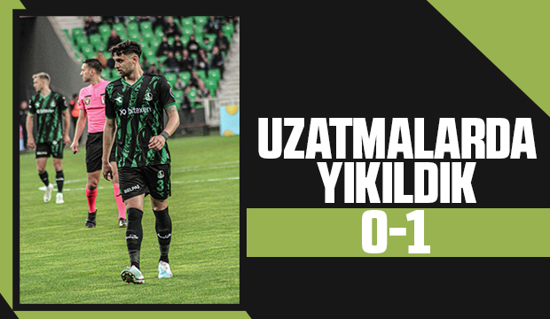 Sakaryaspor Eyüpspor'a kaybederek elendi