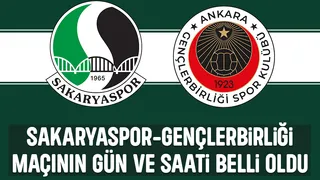 Sakaryaspor-Gençlerbirliği maçının programı belli oldu