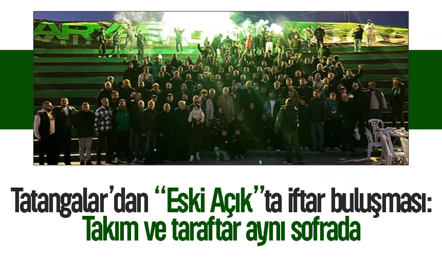 Sakaryaspor iftarda taraftarıyla buluştu