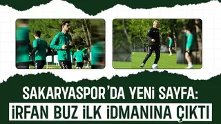 Sakaryaspor İrfan buz dönemi başladı