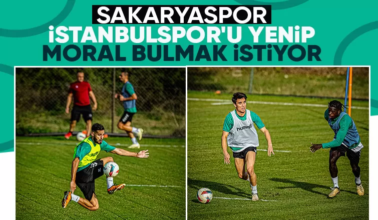 Sakaryaspor İstanbulspor maçı hazırlıklarına devam etti