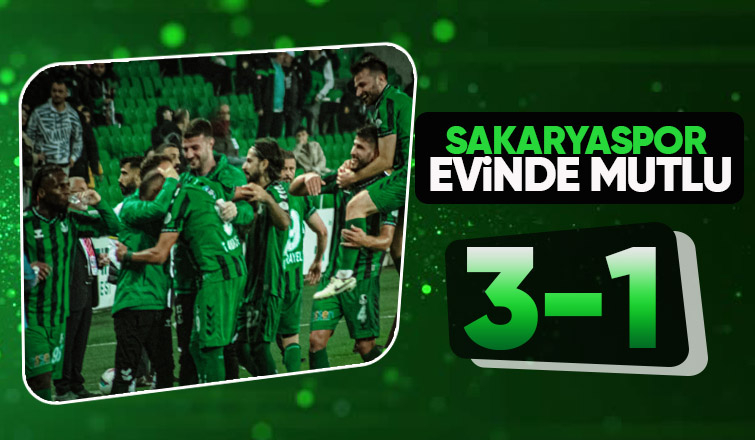 Sakaryaspor İstanbulspor'u 3-1 mağlup etti