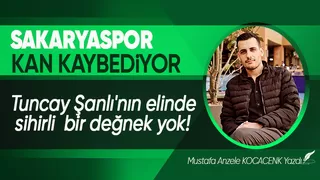 Sakaryaspor kan kaybediyor:  Tuncay Şanlı'nın elinde sihirli  bir değnek yok!