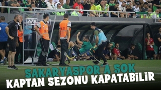 Sakaryaspor kaptanı Oğuz Kocabal, sezonu kapatabilir