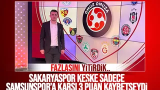 Sakaryaspor keşke sadece Samsunspor'a karşı 3 puan kaybetseydi! Fazlasını yitirdik...