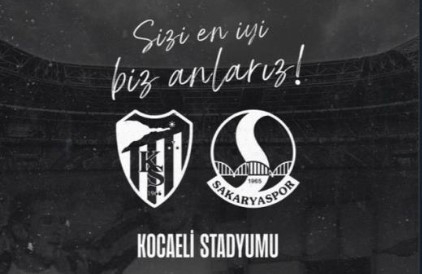 Sakaryaspor-Kocaelispor depremzedeler için hazırlık maçı yapacak