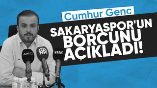 Sakaryaspor Kulüp Başkanı Cumhur Genç kulübün borcunu açıkladı