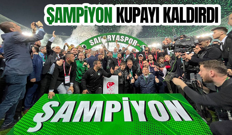 Sakaryaspor kupasına kavuştu