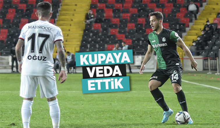 Sakaryaspor kupaya veda etti