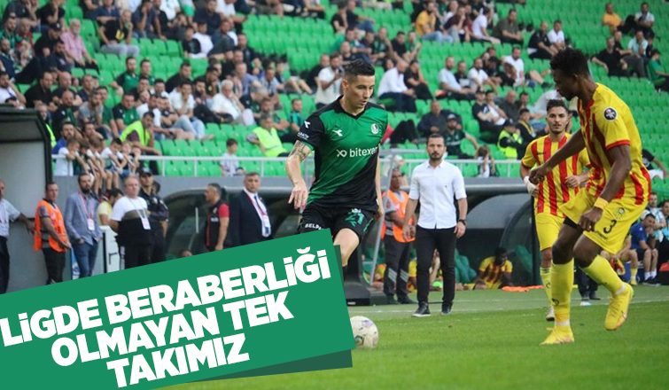 Sakaryaspor, ligde beraberliği olmayan tek takım
