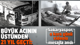 Sakaryaspor o kara günü videolu mesajla andı