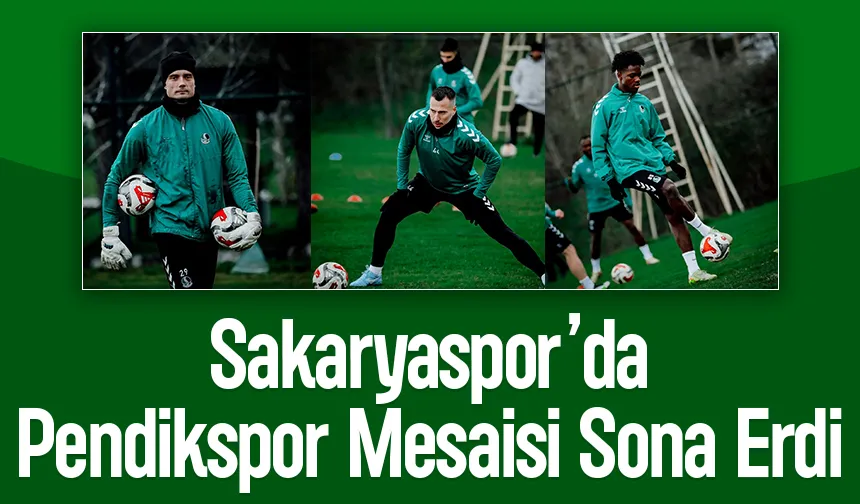 Sakaryaspor Pendikspor hazırlıklarını tamamladı