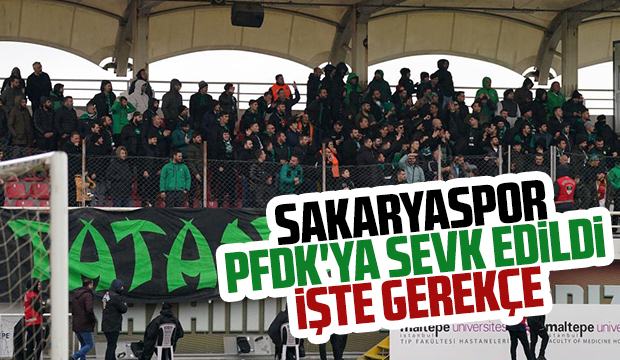 Sakaryaspor PFDK'lık oldu