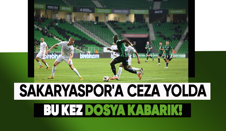 Sakaryaspor PFDK'ya sevk edildi; İki isim de var