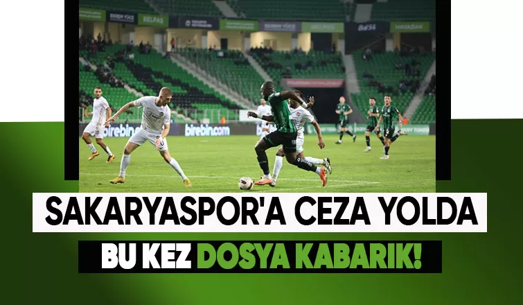 Sakaryaspor PFDK'ya sevk edildi; İki isim de var