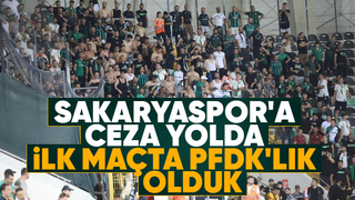 Sakaryaspor PFDK'ya sevk edildi
