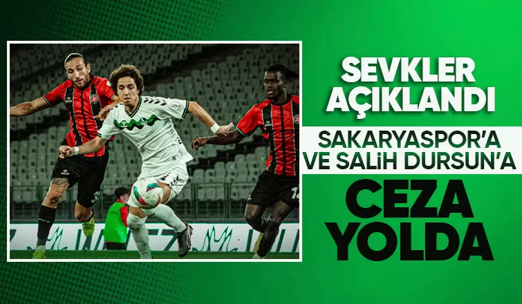 Sakaryaspor PFDK ya sevk edildi