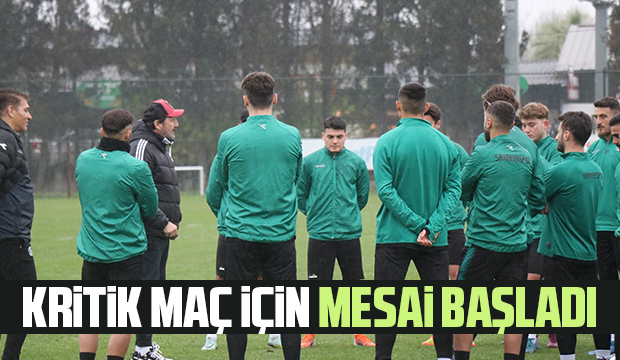Sakaryaspor, Rizespor mesaisine başladı