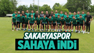 Sakaryaspor sahaya indi, ilk idmanını yaptı