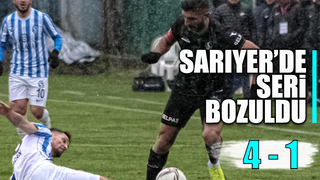 Sakaryaspor Sarıyer'e 4-1 kaybetti