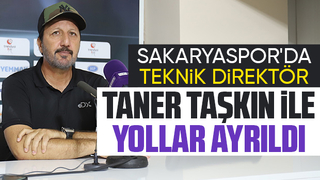 Sakaryaspor Taner Taşkın ile yolları ayırdı